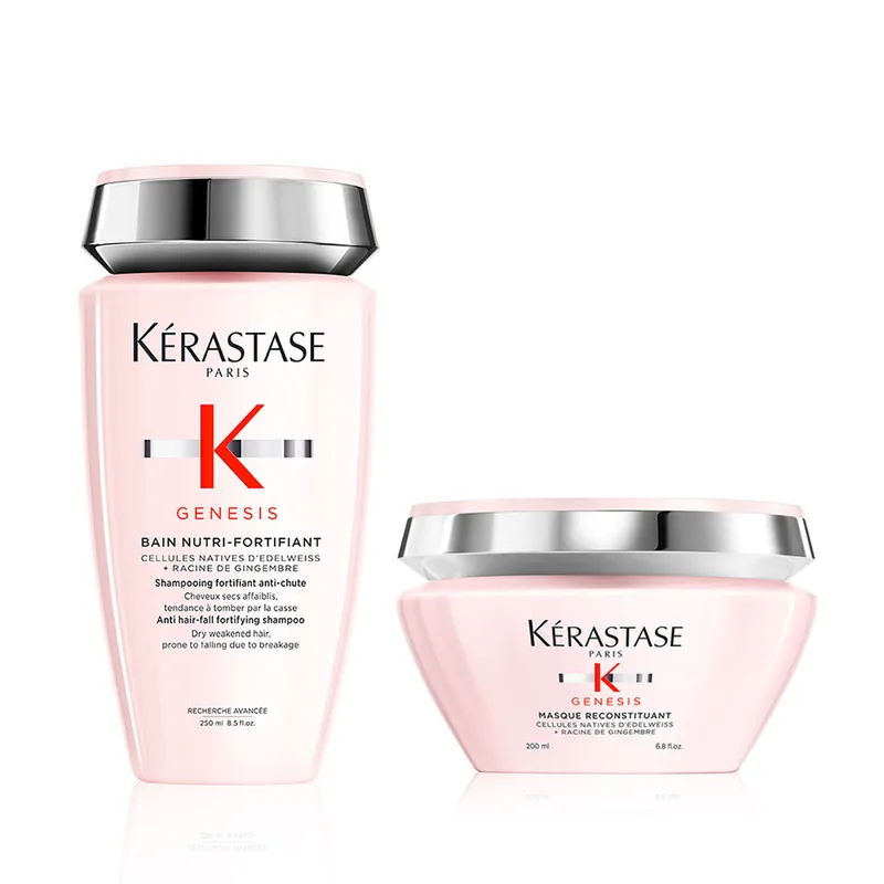 KÉRASTASE Genesis Set Bain Nutri-Fortifiant 250ml + Masque Reconstituant 200ml Sichere Zahlung