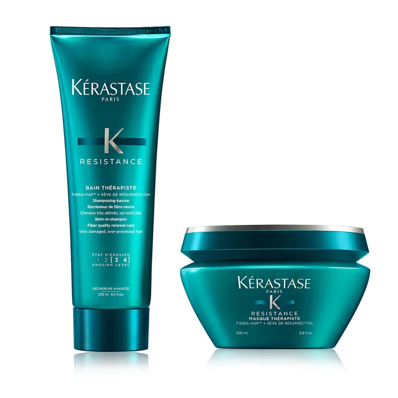 KÉRASTASE Résistance Therapiste Set Bain 250ml + Masque 200ml Meistverkauft