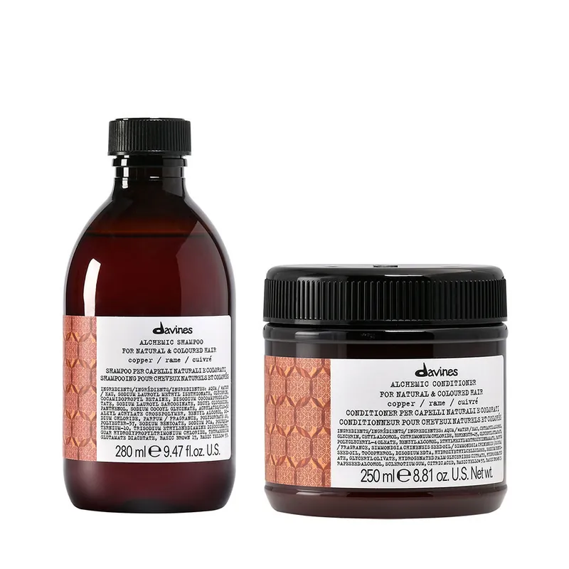 Jetzt Kaufen Davines Alchemic Copper Set Shampoo 280 ml + Conditioner 250 ml
