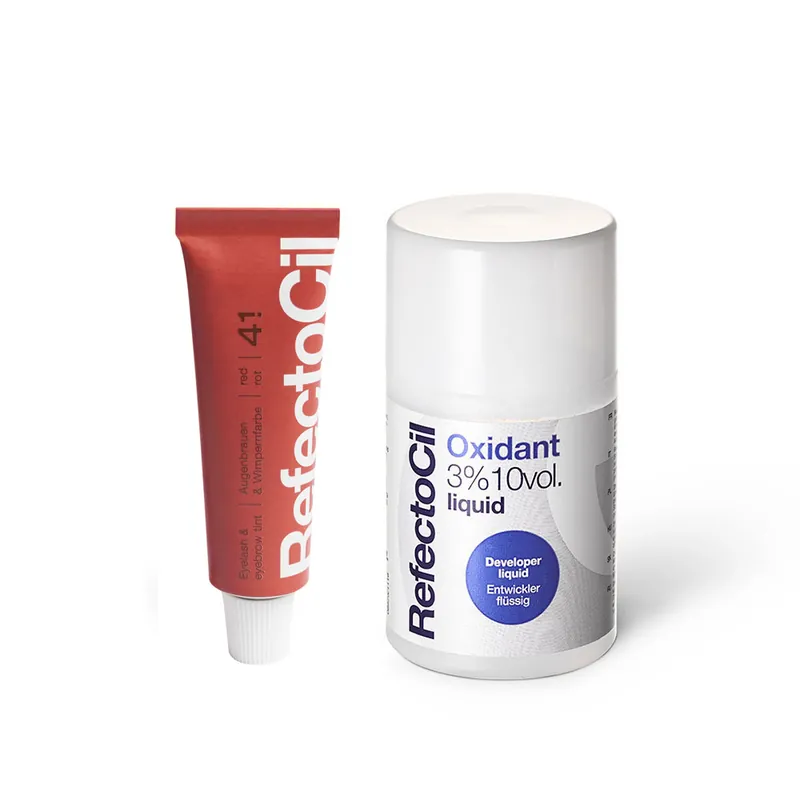 Preis Gesenkt RefectoCil Set Nr. 4.1 Rot + Oxidant 3% Flüssig