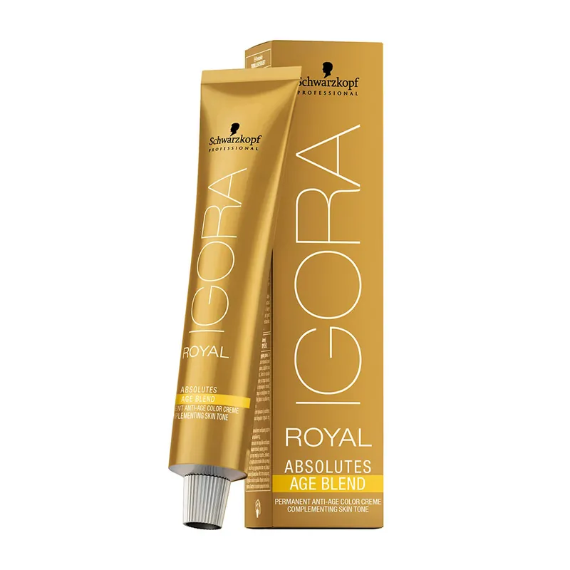 Schwarzkopf IGORA ROYAL Absolutes Age Blend 7-450 Mittelblond Beige Gold Natur 60 ml Top-Angebot