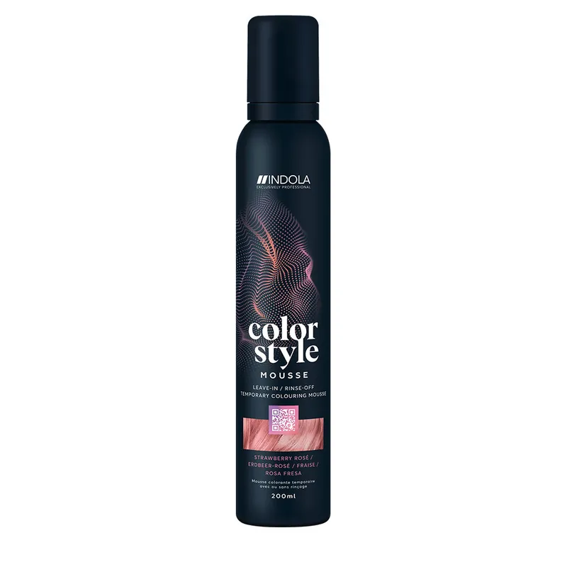 INDOLA Color Style Mousse Erdbeer-Rosé 200 ml Sale