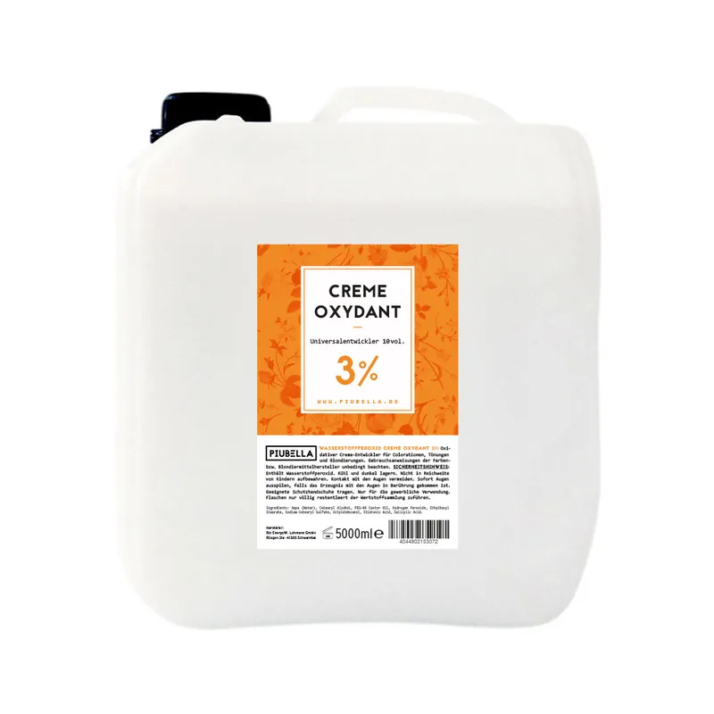 Schneller Versand Piubella Creme Oxydant 3% Universal Entwickler 5000 ml