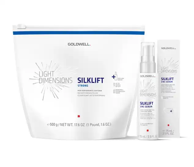 Top-Angebot Goldwell Light Dimensions SILKLIFT Strong 500 g + SILKLIFT 2-in-1 Serum 75 ml