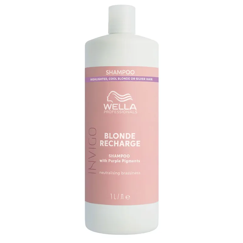 Expressversand Wella Invigo Blonde Recharge Shampoo 1000 ml