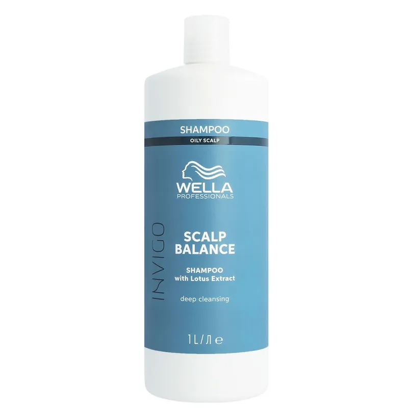 Echt Wella Professionals Invigo Scalp Balance Shampoo 1000 ml (Oily-Scalp / Deep Cleansing)