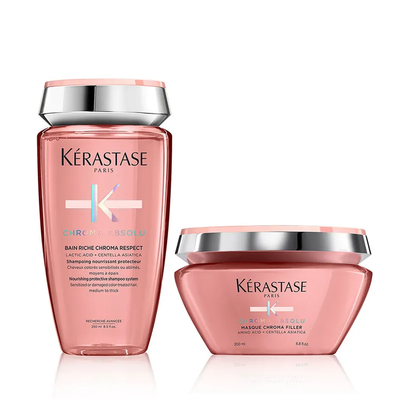 KÉRASTASE Chroma Absolu Bain Riche 250ml + Masque Filler 200ml Kracherpreis