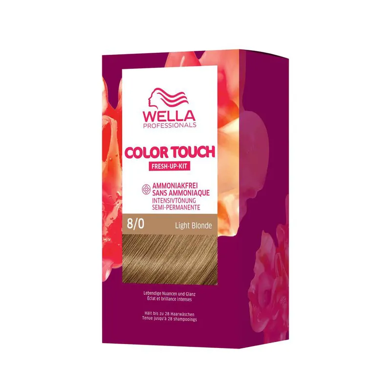 Wella Color Touch FRESH UP KIT Pure Naturals 8/0 helblond 130 ml Kracherpreis