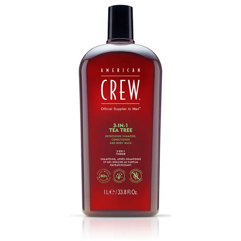 Billig American Crew 3 In 1 Tea Tree 1000 ml