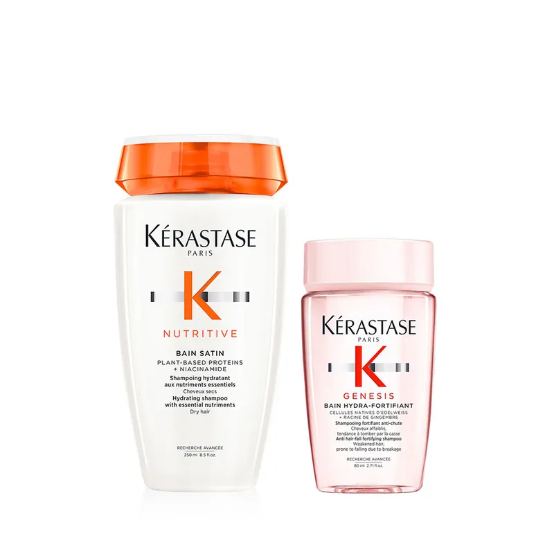 Billig KÉRASTASE Nutritive Bain Satin 250ml + Gratis Genesis Bain Hydra 80ml