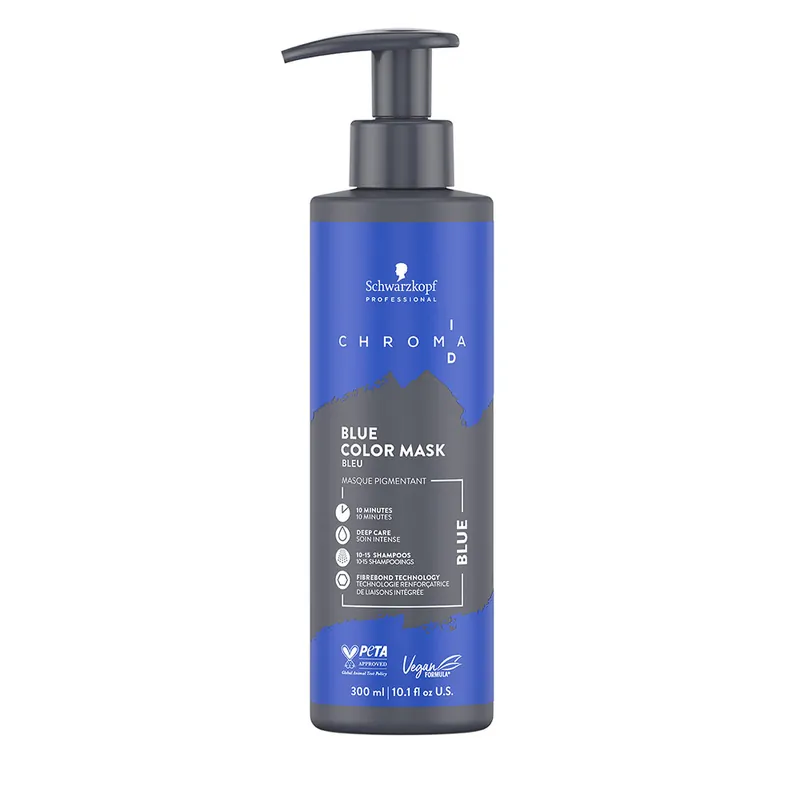 Schwarzkopf Chroma ID Bonding Color Mask Blue 300 ml Begrenztes Angebot