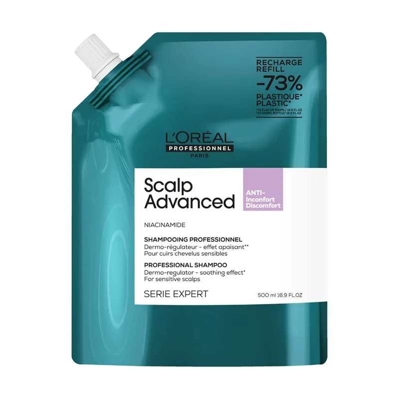 L'Oréal Professionnel Série Expert Scalp Advanced Anti-Discomfort Dermo-Regulator Refill Shampoo 500 ml Neu