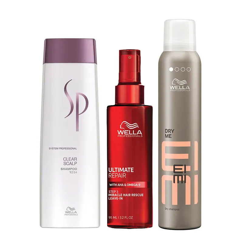Wella Komplett-Set gegen fettige Kopfhaut für pure Reinheit, schwereloses Haar und mehr Volumen Begrenztes Angebot