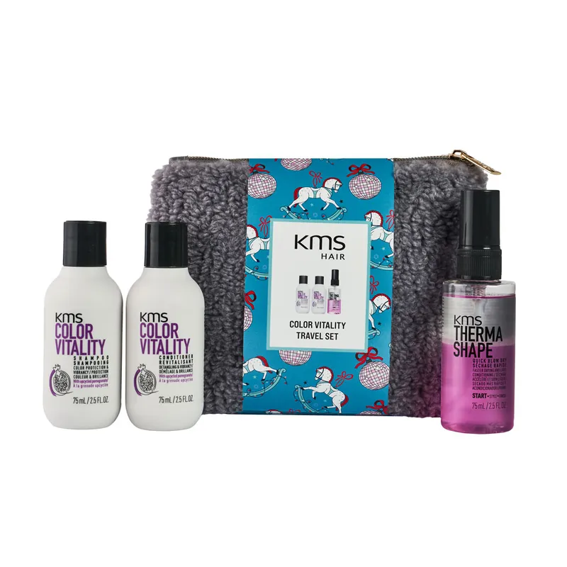 Expressversand KMS Colorvitality Reise-Geschenkset für glanzloses, blondes Haar