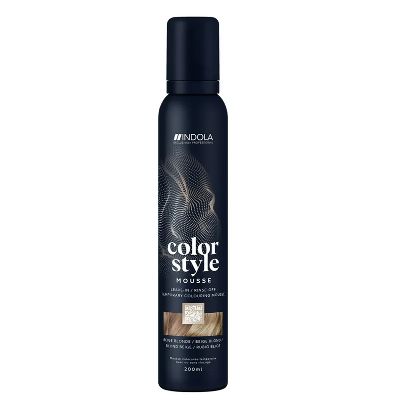 Sale INDOLA Color Style Mousse Beige Blond 200 ml