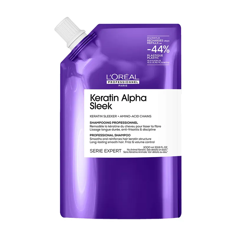 Bestseller L'Oréal Professionnel Série Expert Keratin Alpha Sleek Refill Shampoo 1000 ml