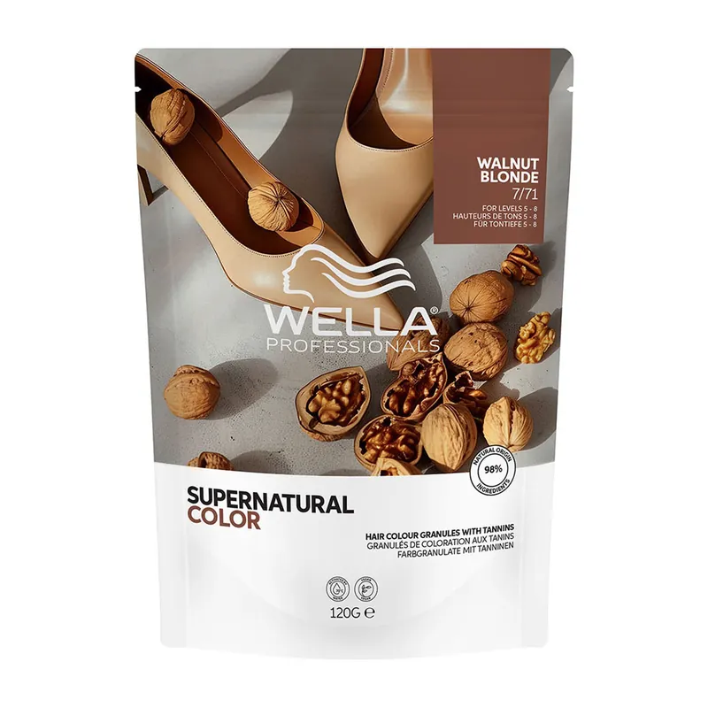 Nur Für Kurze Zeit Wella Supernatural Color 7/71 Walnut Blonde 120 g