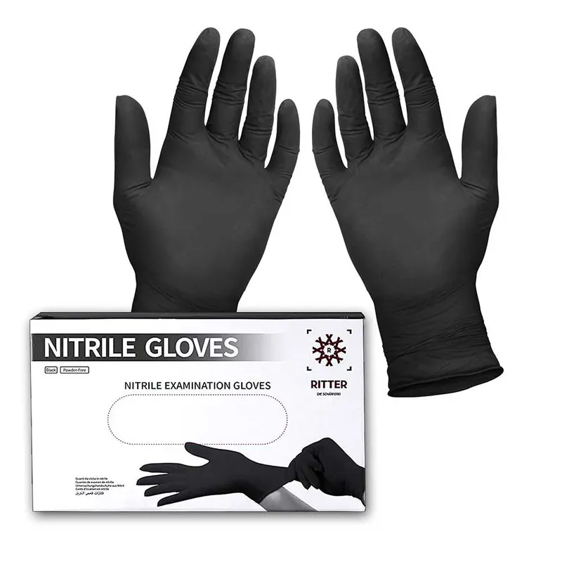 Ritter Nitrilhandschuhe Schwarz Größe L Garantierte Lieferung