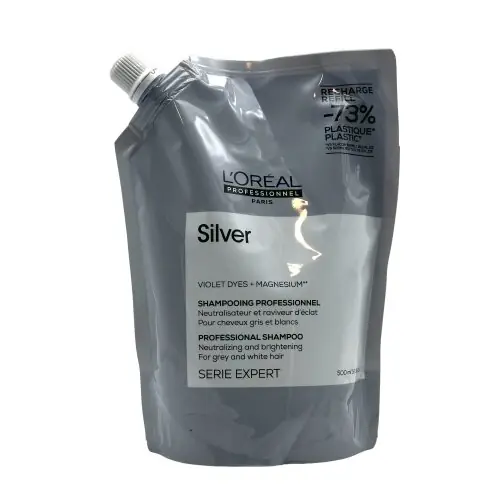 Loreal Expert Silver Shampoo Refill 500 ml Begrenztes Angebot