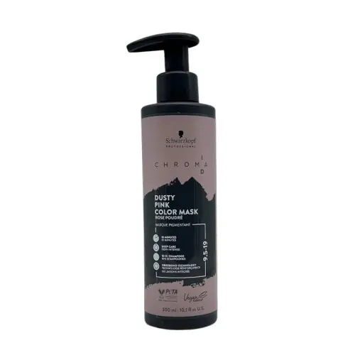 Solange Der Vorrat Reicht Schwarzkopf Chroma ID Color Mask 9.5-19 Dusty Pink 300 ml