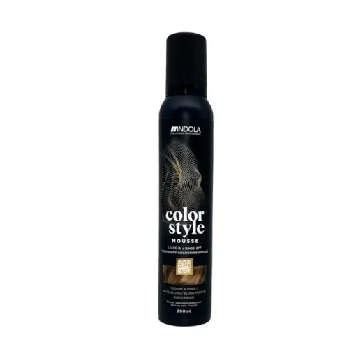 Indola Color Style Mousse Mittelblond 200 ml Wochenendangebot