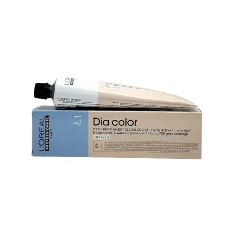 Neu Loreal DIA Color 8,1 Hellblond Asch 60 ml