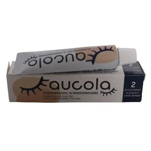 aucola Augenbrauen- & Wimpernfarbe 2 blauschwarz 15ml Preiswert
