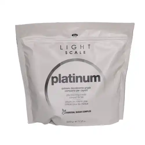Heißes Angebot LISAP Blondierpulver Light Scale Platinum grau 500 gr.