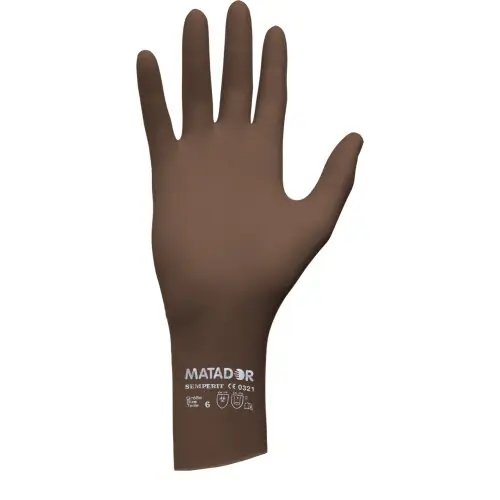 Semperguard Latex-Friseurhandschuhe Größe 8,5, Packung à 1 Paar Markenprodukt
