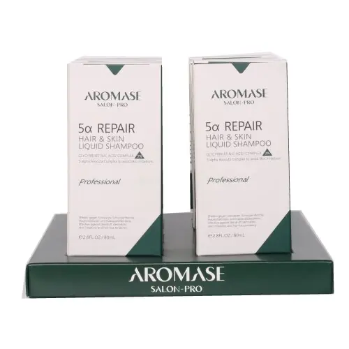 Top-Preis AROMASE Display Salon-Pro 5a Repair Hair & Skin Liquid Shampoo 6x80 ml