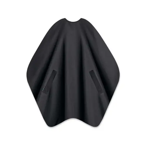 Preis Gesenkt Trend-Design Barber Cape Haarschneideumhang Schneide- und Rasierumhang schwarz