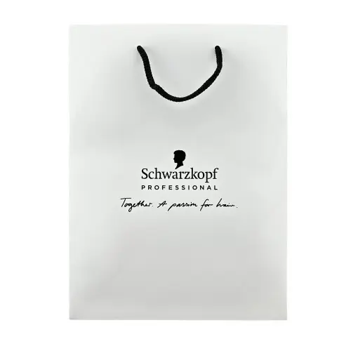Schwarzkopf Papiertragetasche Weiss Knallerangebot