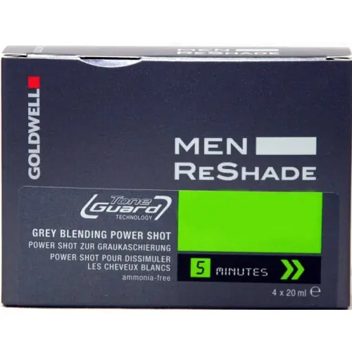 Sale Goldwell Men Reshade Power Shot 6CA dunkel aschblond 4x20 ml.