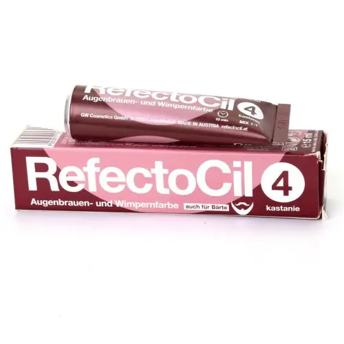 Abverkauf RefectoCil Augenbraun- und Wimpernfarbe 4 kastanie 15 ml