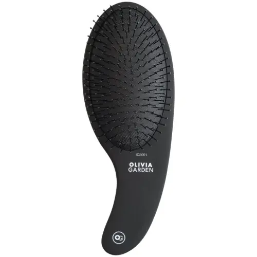 Olivia Garden Expert Care Curve Nylonborsten Matt Schwarz Ausverkauf