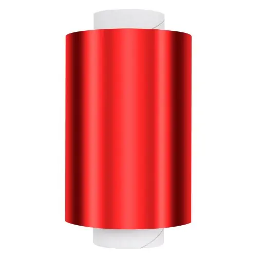 Fripac Alu-Haarfolie rot, 12 cm x 100 m x 20 my Nur Heute