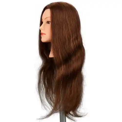 Fripac Übungskopf 60 cm 100% Echthaar, hellbraun Must-Have
