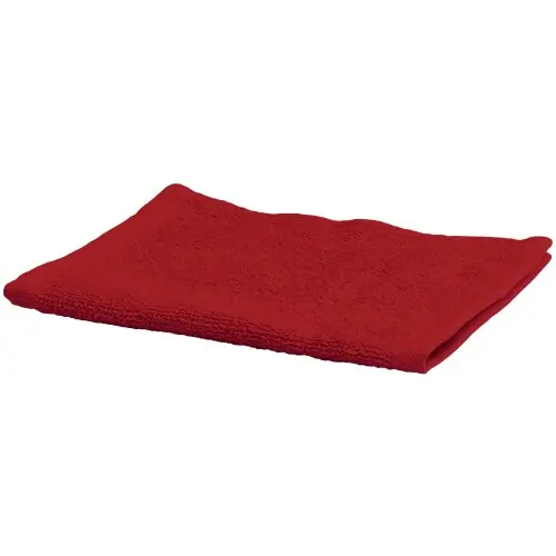 Le Coiffeur Frottee-Gesichtstuch 30 x 15 cm, rot Preiswert