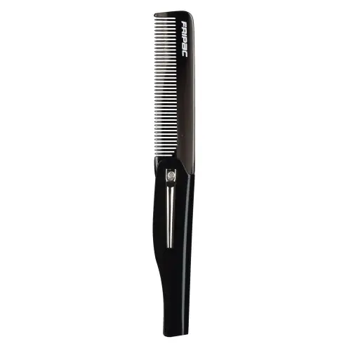 Fripac Bart-Taschenkamm klappbar mit Clip (16,5 cm) Begrenztes Angebot