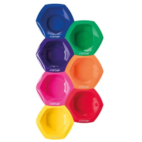 Comair Färbeschalenset Rainbow Large 7teilig Rainbow 350 ml Highlight