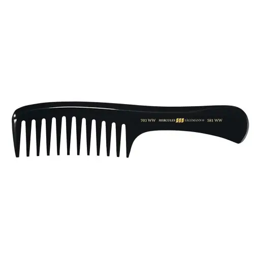 Hercules Sägemann Naturkautschukkamm 7" 703WW-581WW Heißes Angebot