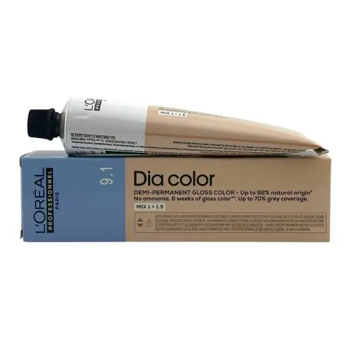 Loreal DIA Color 9,1 Sehr Helles Blond Asch 60 ml Geprüft