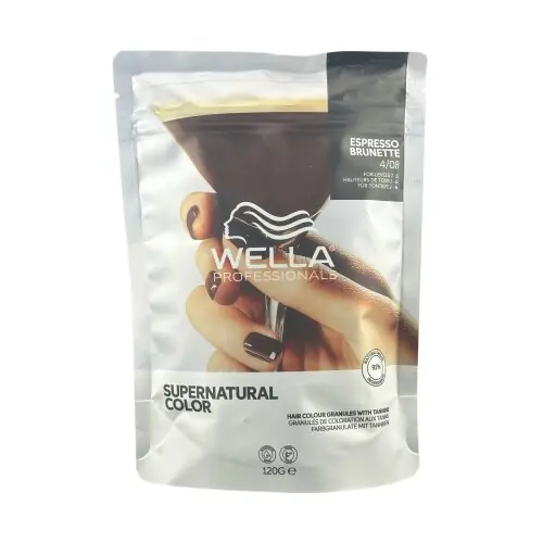 Wella Supernatural Color 4/08 Espresso Brunette 120 g Online Kaufen