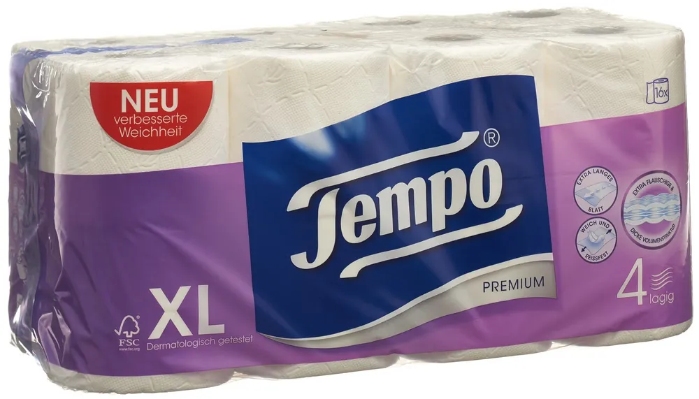 Toilettenpapier Premium weiss 4lagig 120 Blatt Mega-Angebot