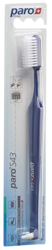 Zahnbürste S43 soft 4-reihig mit Interspace Top-Seller