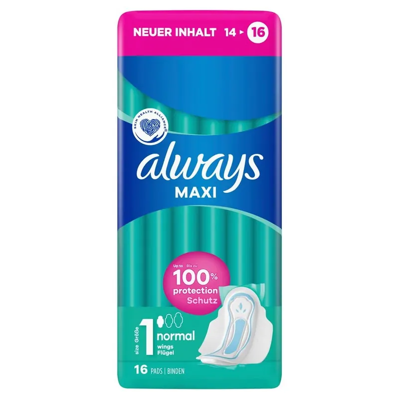 Maxi Binde Normal mit Flügeln Beliebt