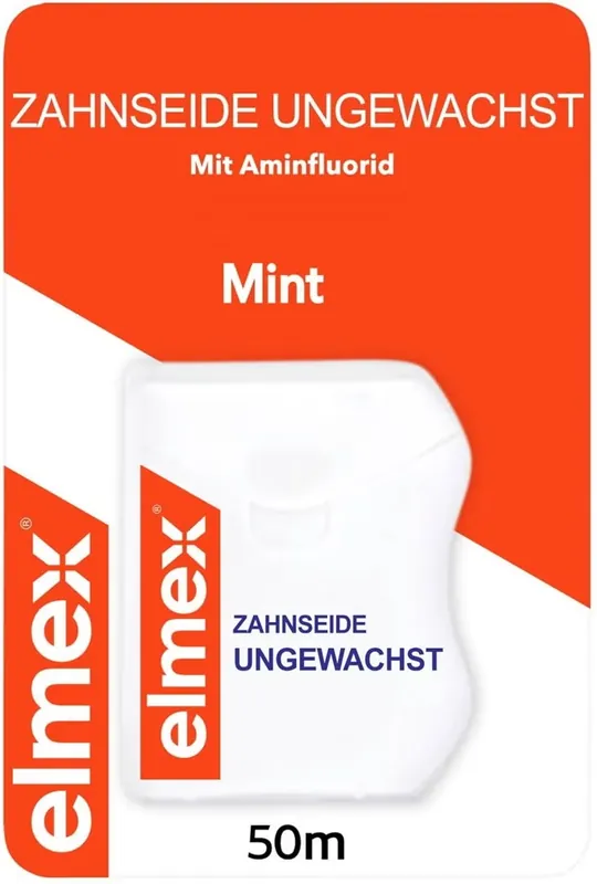 Günstig Zahnseide ungewachst 50m