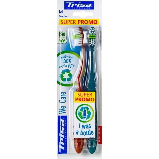 Sichere Zahlung We Care Zahnbürste medium Duo