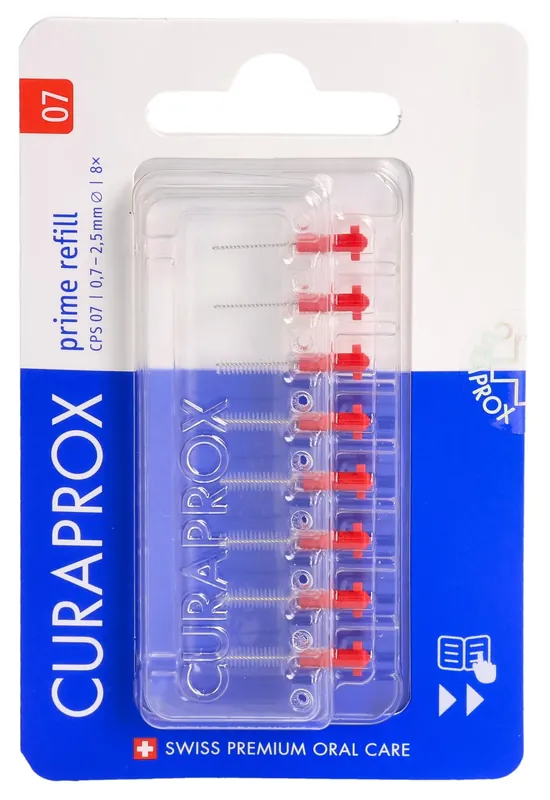 Zertifiziert CPS 07 prime refill Interdentalbürste rot