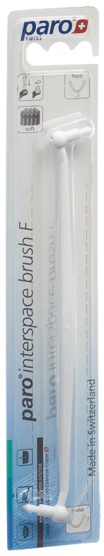 Zertifiziert Interspace Bürste F Halter weiss 2 Bürsten